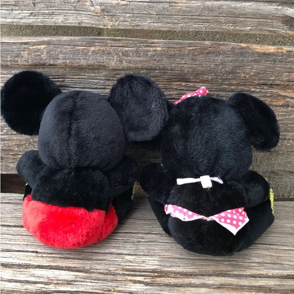 ❤️🖤Vintage Minnie Mouse & Mickey Mouse stuffed toys Vtg Disney Plush Dakin🖤❤️ - Picture 2 of 11